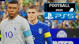 eFootball 2024 France vs Italie | Gameplay PS5 Superstar