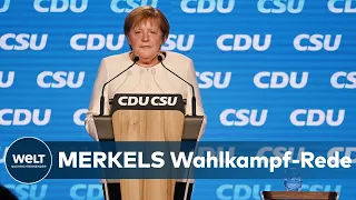 ANGELA MERKEL - Wahlkampf-Abschluss-Rede der Kanzlerin auf dem Münchner Nockherberg