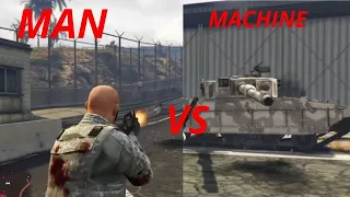 GTA 5 MAN VS MACHINE ARMY BASE ESCAPE (director mode)