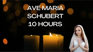 Ave Maria Schubert 10 Hours Beautiful Relaxing Music Instrumental Black Screen