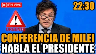 🔴URGENTE MILEI EN VIVO EN CONFERENCIA ¡EL PRESIDENTE ROMPE EL SILENCIO!