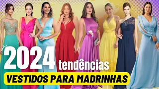 MODELOS DE VESTIDOS DE MADRINHAS: TENDÊNCIAS 2024 - Tipos e Cores de Vestidos para Casamento | ÉVORA