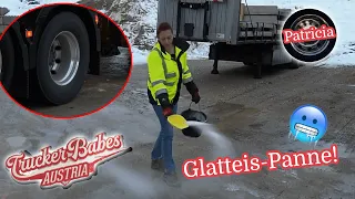 Glatteis! Patricias Truck kommt nicht vom Fleck | Trucker Babes Austria | ATV