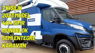 7 KİŞİLİK SIFIR KM MONOBLOK SEMİ ENTEGRE CARSİVA KARAVAN