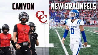 The best rivalry in Central Texas? 🔥🔥 New Braunfels vs Canyon | Texas High School Football