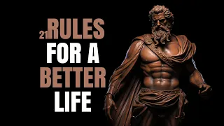 21 Stoic Rules For a Better LIFE (Stoic Wisdom from Marcus Aurelius)