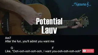 Lauv - Potential Guitar Chords Lyrics