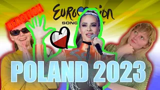 LETS REACT TO POLAND 🇵🇱 //  EUROVISION 2023 // BLANKA - SOLO