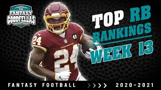 Top 30 RB Rankings Week 13 - 2020 Fantasy Football