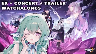 【HONKAI IMPACT 3RD】 EX + TruE + CONCERT + RECAP + TRAILER WATCHALONGS 【NIJISANJI EN | Finana Ryugu】