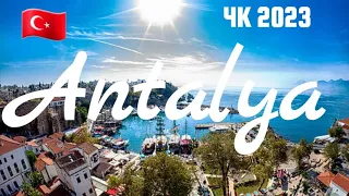 Magic of Antalya Turkey 2023. 4K Drone Footage. City / Sights / People. Relaxing Classical Music