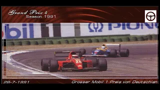 Geoff Crammond´s Grand Prix 4 : 1991 Season Rd 9 - Germany GP [100% Distance/Pro Mode/No Aids]