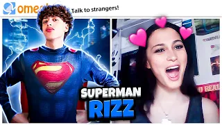 Omegle, but with SUPERMAN RIZZ!