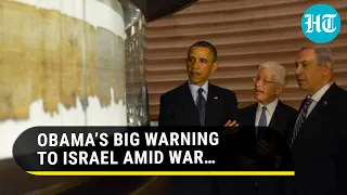 Obama Warns Israel Amid War With Hamas; Says ‘Actions In Gaza May Backfire’ | Watch