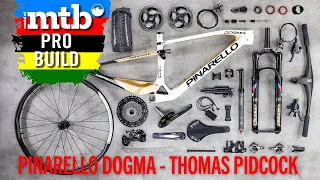 Dream Build Pinarello Dogma XC FS I Tom Pidcock WM Bike 2023 Glasgow I SR Suntour TACT I