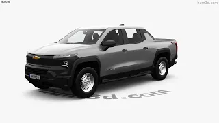 Chevrolet Silverado EV Crew Cab 2024 3D model by Hum3D.com