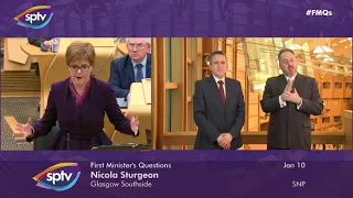First Minister's Questions [BSL] - 10 January 2019