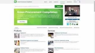 Green Purchasing Made Easy with GSA's Green Procurement Compilation