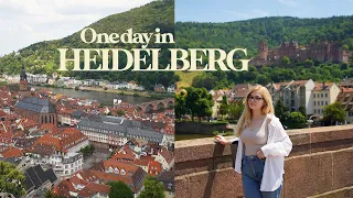 Day trip to Heidelberg • a summer day exploring the Old Town and Heidelberg Castle | Germany vlog