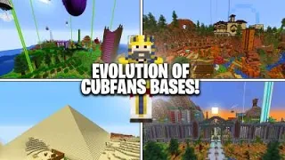 The Evolution of Cubfan's Hermitcraft MEGA BASES! (Season 4 - Season 7)