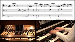 Bach, BWV 553, Prelude & Fugue in C major (Sheet music)バッハ８つの小前奏曲とフーガ１番ハ長調 (楽譜付)