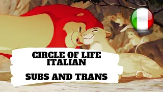 The Lion King - Circle Of Life (Italian) Subs and Trans - Il Cerchio Della Vita (ITA)