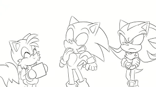 Is Sonic Jealous of  Knuckles Strength? Animatic