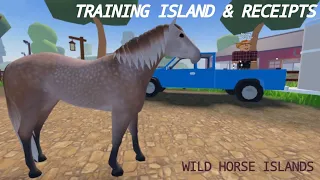 Training Island & Training Receipts | All Rewards & Tasks [WHI / WILD HORSE ISLANDS]