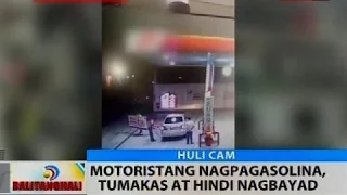 BT: Motorisktang nagpapagasolina, tumakas at hindi nagbayad