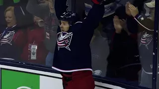 Panarin ties game after finishing off furious rush with Atkinson