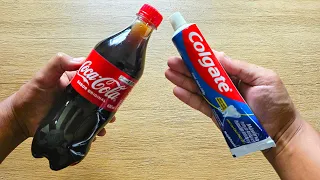 É só misturar COCA-COLA com CREME DENTAL e nao precisa mais gastar no mercado