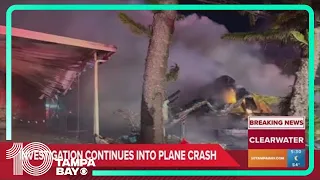 Investigation into deadly, fiery plane crash continues in Clearwater