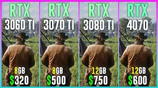 RTX 3060 TI vs RTX 3070 TI vs RTX 3080 TI vs RTX 4070 - Test in 12 Games