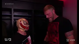 edge rey mysterio backstage segment Raw 9/12/22