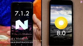 Xiaomi Mi A1 Android Oreo 8.0 Vs Nougat 7.1.2 SPEED, RAM & Benchmark Comparison