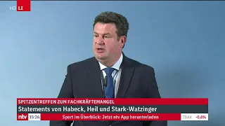 LIVE: Statements von Habeck, Weil und Stark-Watzinger zum Fachkräftegipfel