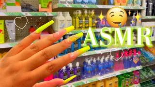 ASMR IN DOLLAR TREE 💚💰✨| FAST TAPPING, ORGANIZATION, SCRATCHING...(TINGLY 😩🔥)