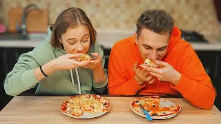 ТЕЛЕПАТИЯ ПИЦЦА ЧЕЛЛЕНДЖ 🍕 TELEPATHY CHALLENGE !