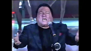 Sabadão Sertanejo 11/11/1995 Nelson Ned cantando: O Homem das mãos perfuradas