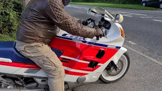 1989 HONDA CBR1000F-K TEST RIDE.