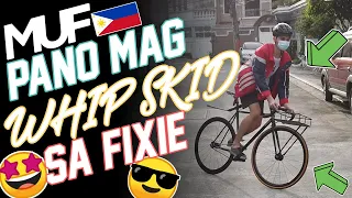 Paano mag Whip Skid sa Fixed Gear! (Bike Drift😱)