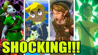 Evolution Of Link SHOCKED To Death In The Legend Of Zelda Series