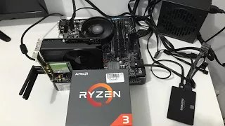 AMD Ryzen 3 1300x Build and Live Benchmark