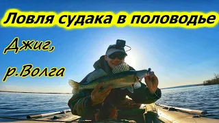 ЛОВЛЯ СУДАКА НА ДЖИГ/ ВЕСЕННЯЯ РЫБАЛКА НА ВОЛГЕ/КАК НАЙТИ СУДАКА ВЕСНОЙ/ РЫБАЛКА В САМАРСКОЙ ОБЛАСТИ