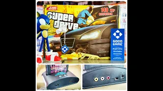 Sega ntsc 16 bit Super Drive GTA +140 игр  Новая