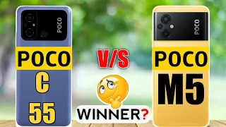 POCO C55 vs POCO M5 -Winner 🤔🔥