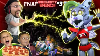 Freddy's Deady?  Shocking Animatronics! Five Nights at Freddy's: Security Breach (FGTeeV Part 3)