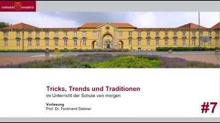 Vorlesung "Tricks, Trends und Traditionen" #7: Gewaltfreie Kommunikation (SoSe21)