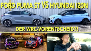 Ford Puma ST VS Hyundai i20N: Der WRC-Vorentscheidsvergleich (Sound, Beschleunigung, Tracktest, etc)