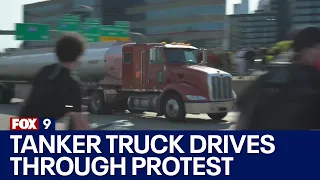 DPS: Tanker truck that drove through George Floyd protest in Minneapolis was not intentional act
